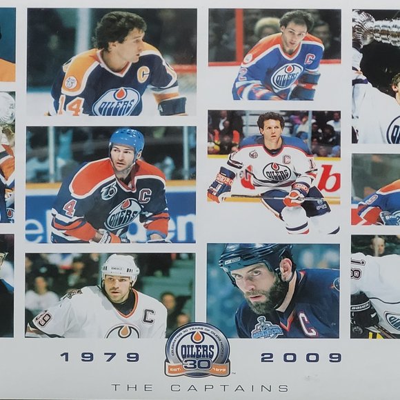 Edmonton Oilers Captains 1979 - 2009 - Picture 2 of 3